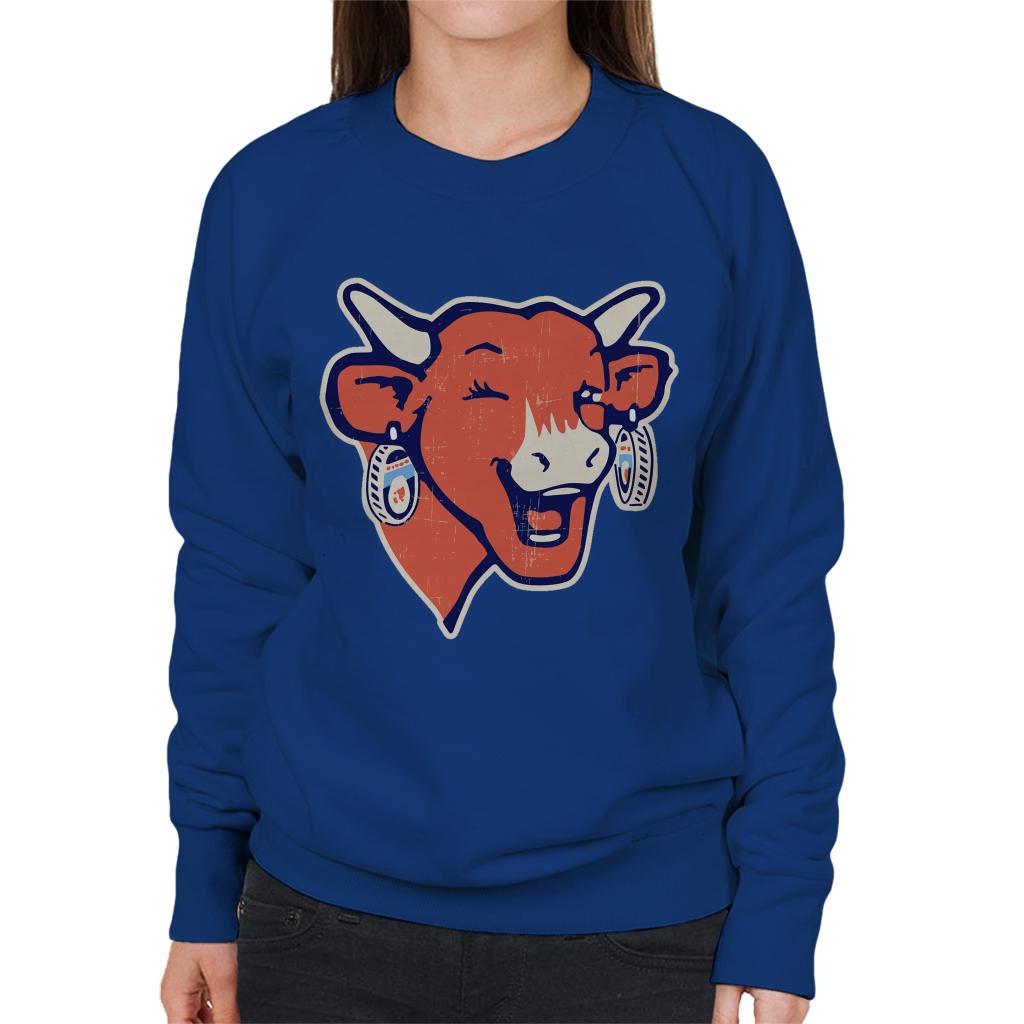 The Laughing Cow Winking Logo Women's Sweatshirt-ALL + EVERY