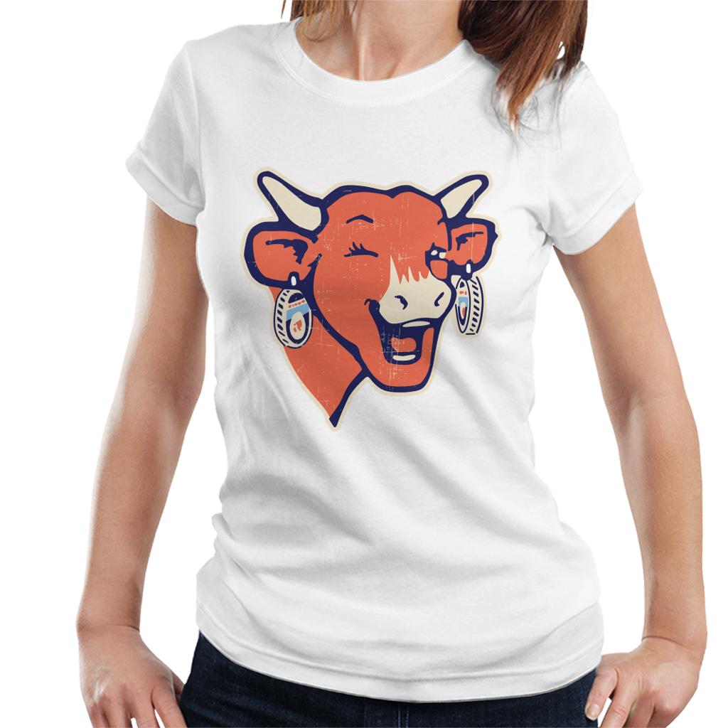 The Laughing Cow Winking Logo Women's T-Shirt-ALL + EVERY