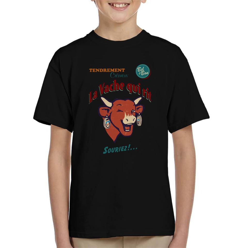 The Laughing Cow Smile Kid's T-Shirt-ALL + EVERY