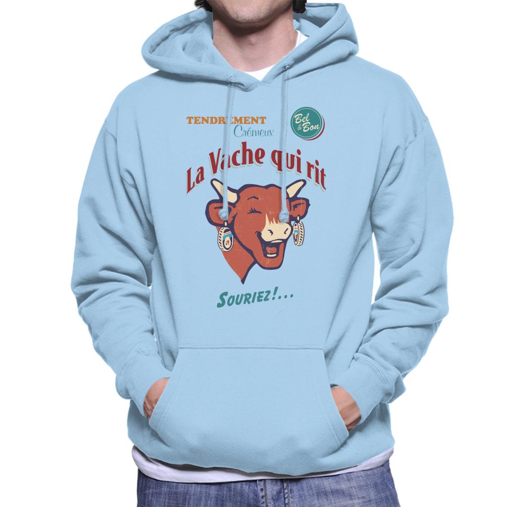 The Laughing Cow Smile Men's Hooded Sweatshirt-ALL + EVERY