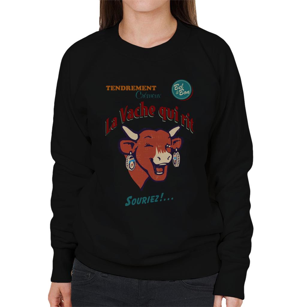 The Laughing Cow Smile Women's Sweatshirt-ALL + EVERY