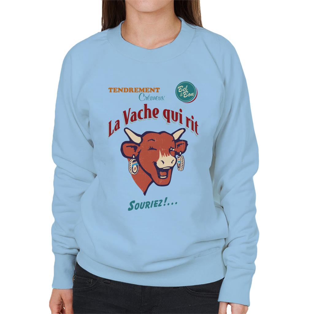 The Laughing Cow Smile Women's Sweatshirt-ALL + EVERY