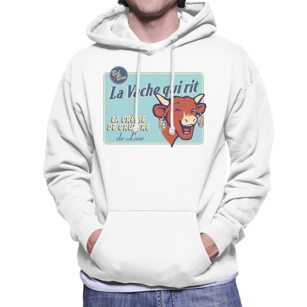 The Laughing Cow Luxury Cream Of Gruyere Men's Hooded Sweatshirt-ALL + EVERY