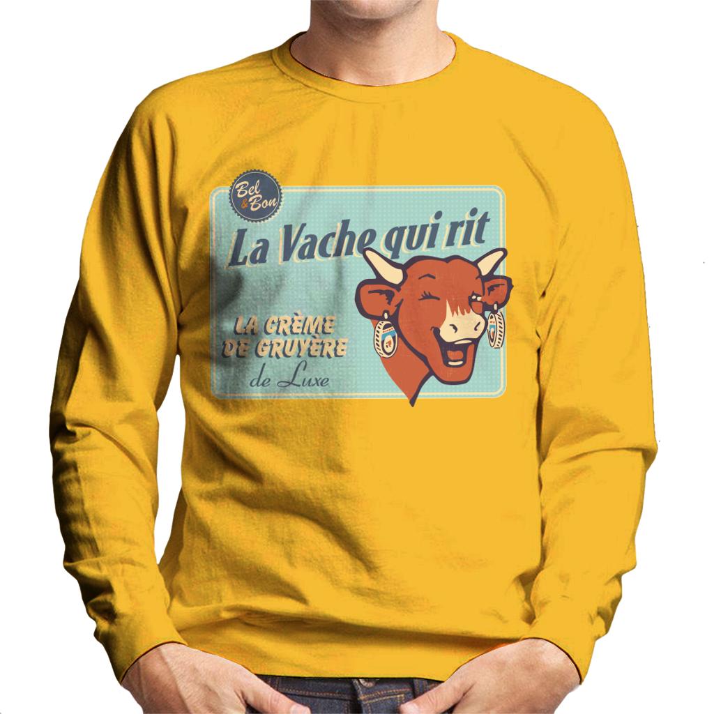 The Laughing Cow Luxury Cream Of Gruyere Men's Sweatshirt-ALL + EVERY