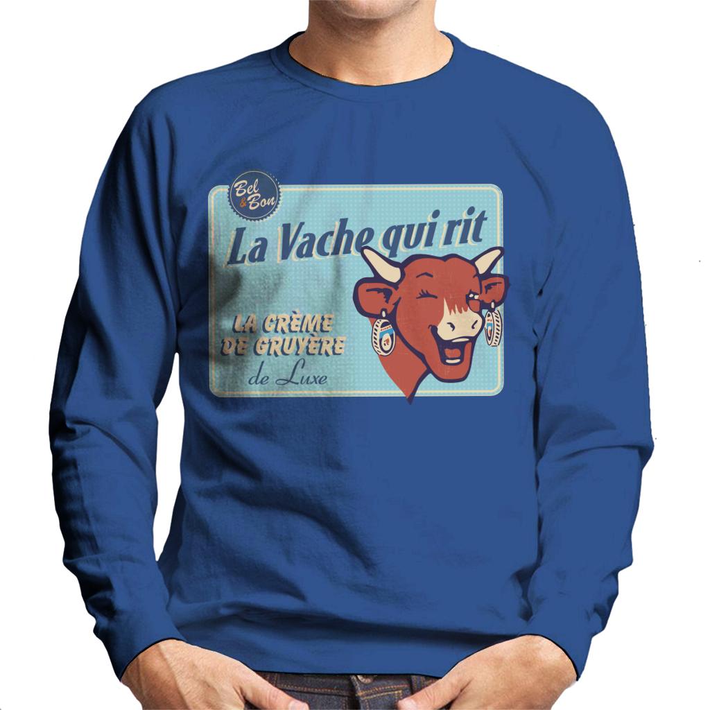 The Laughing Cow Luxury Cream Of Gruyere Men's Sweatshirt-ALL + EVERY