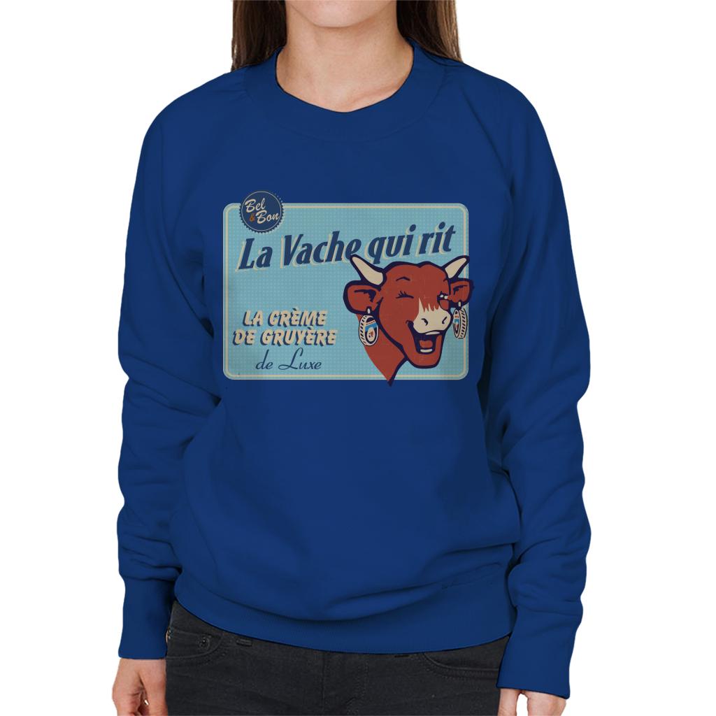The Laughing Cow Luxury Cream Of Gruyere Women's Sweatshirt-ALL + EVERY