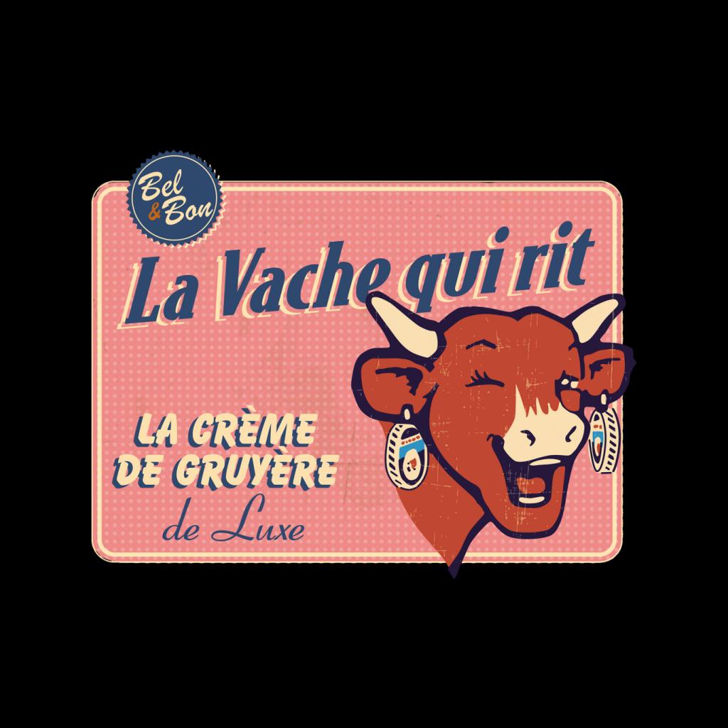 The Laughing Cow La Creme De Gruyere De Luxe Women's Sweatshirt-ALL + EVERY