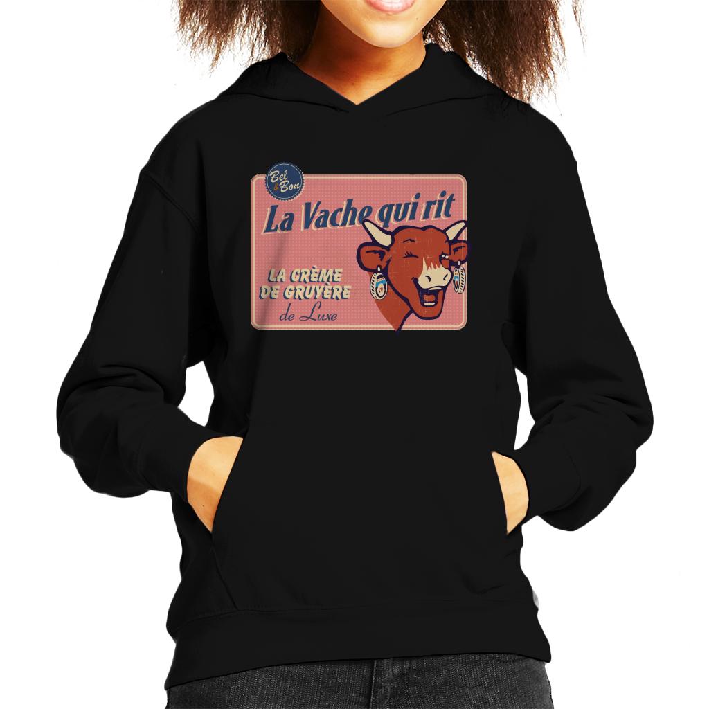 The Laughing Cow La Creme De Gruyere De Luxe Kid's Hooded Sweatshirt-ALL + EVERY