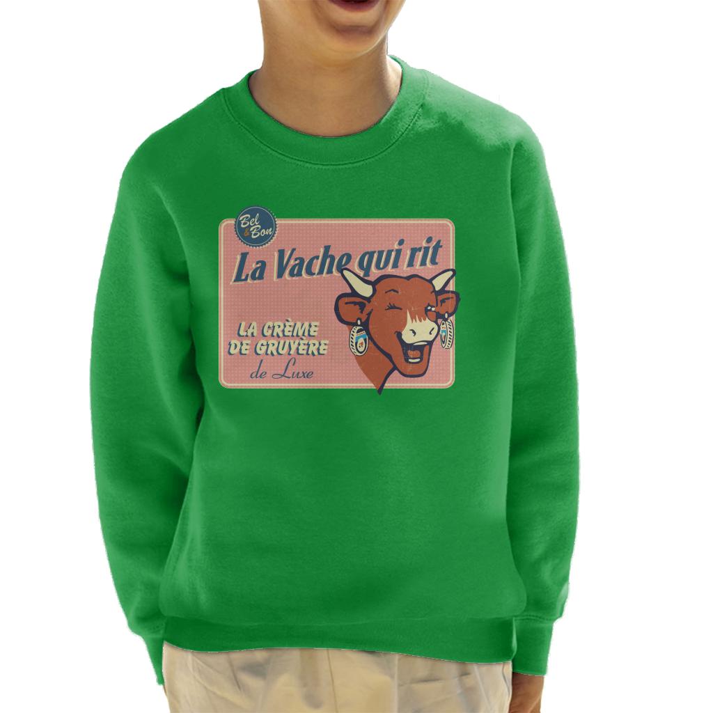 The Laughing Cow La Creme De Gruyere De Luxe Kid's Sweatshirt-ALL + EVERY
