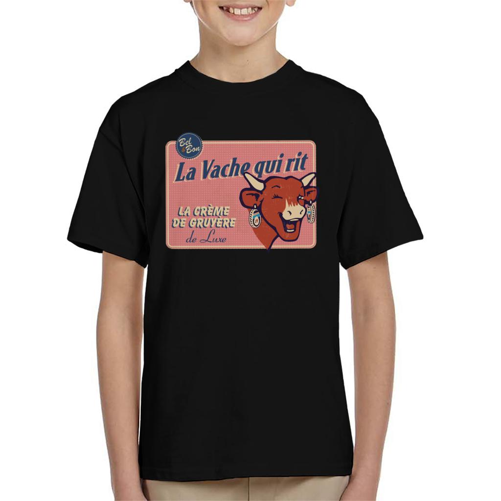 The Laughing Cow La Creme De Gruyere De Luxe Kid's T-Shirt-ALL + EVERY