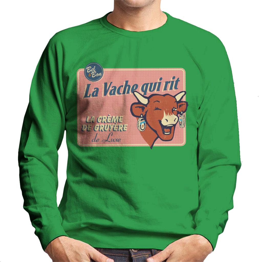 The Laughing Cow La Creme De Gruyere De Luxe Men's Sweatshirt-ALL + EVERY
