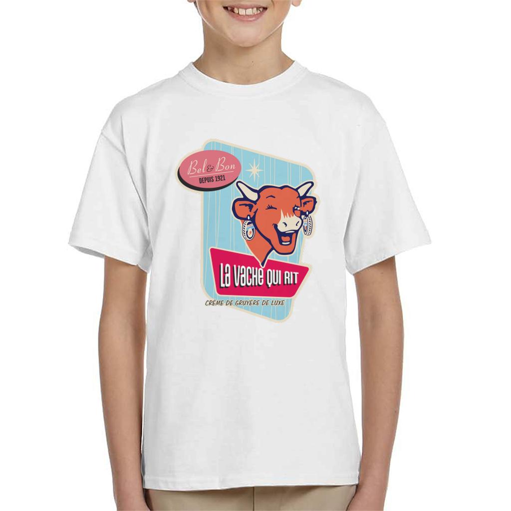 The Laughing Cow Bel And Bon Depuis 1921 Kid's T-Shirt-ALL + EVERY