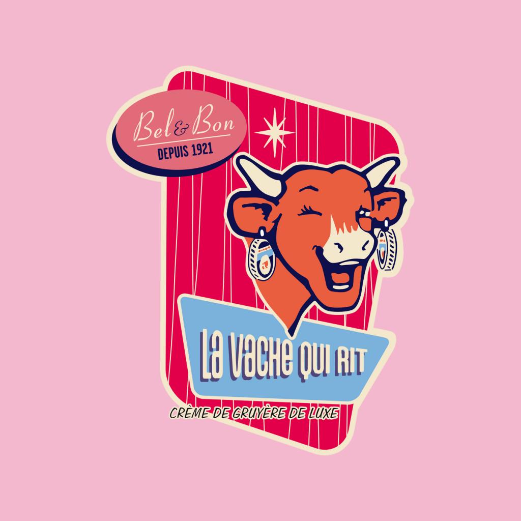 The Laughing Cow Winking Bel And Bon Women's T-Shirt-ALL + EVERY