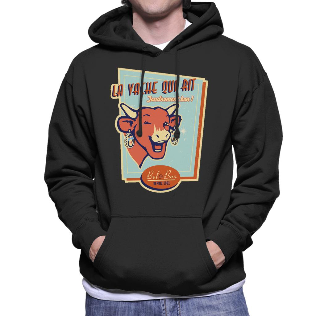 The Laughing Cow For Cheese Lovers Men's Hooded Sweatshirt-ALL + EVERY