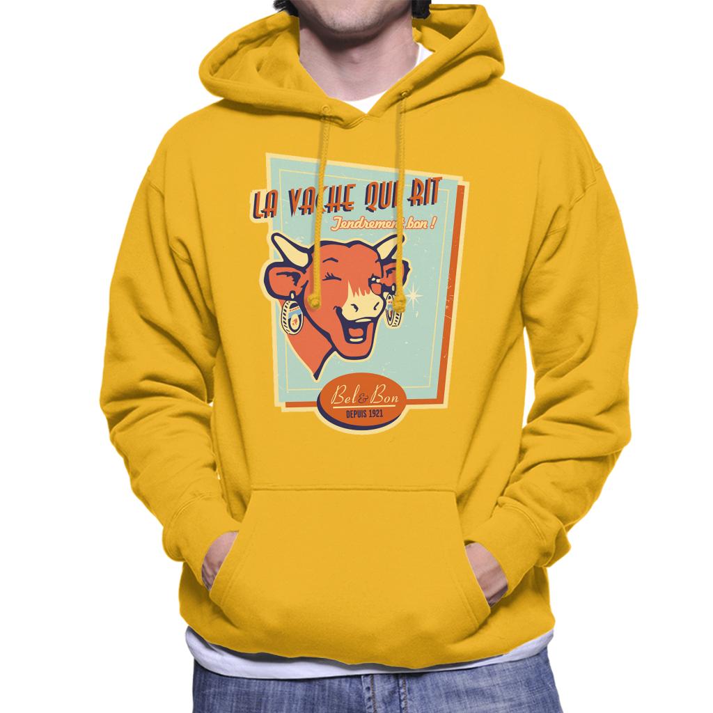 The Laughing Cow For Cheese Lovers Men's Hooded Sweatshirt-ALL + EVERY