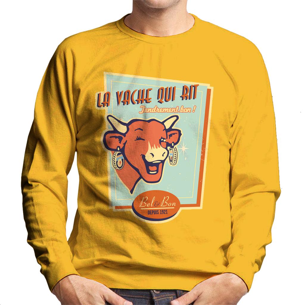 The Laughing Cow For Cheese Lovers Men's Sweatshirt-ALL + EVERY