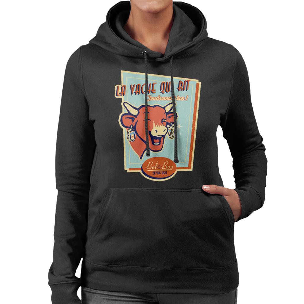 The Laughing Cow For Cheese Lovers Women's Hooded Sweatshirt-ALL + EVERY