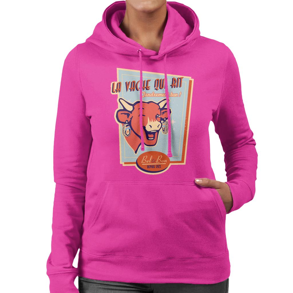 The Laughing Cow For Cheese Lovers Women's Hooded Sweatshirt-ALL + EVERY