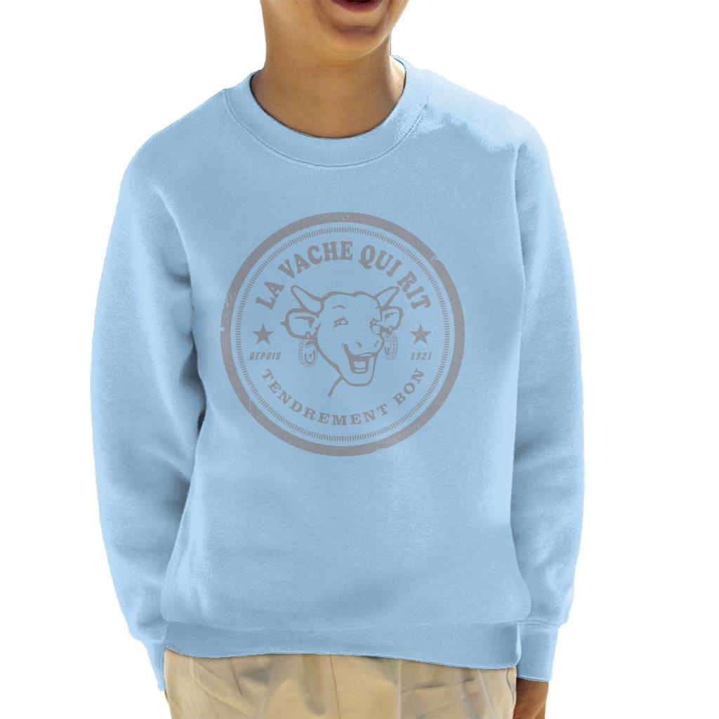 The Laughing Cow Badge Logo Kid's Sweatshirt-ALL + EVERY