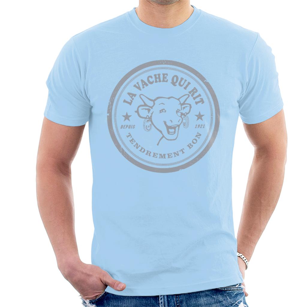 The Laughing Cow Badge Logo Men's T-Shirt-ALL + EVERY