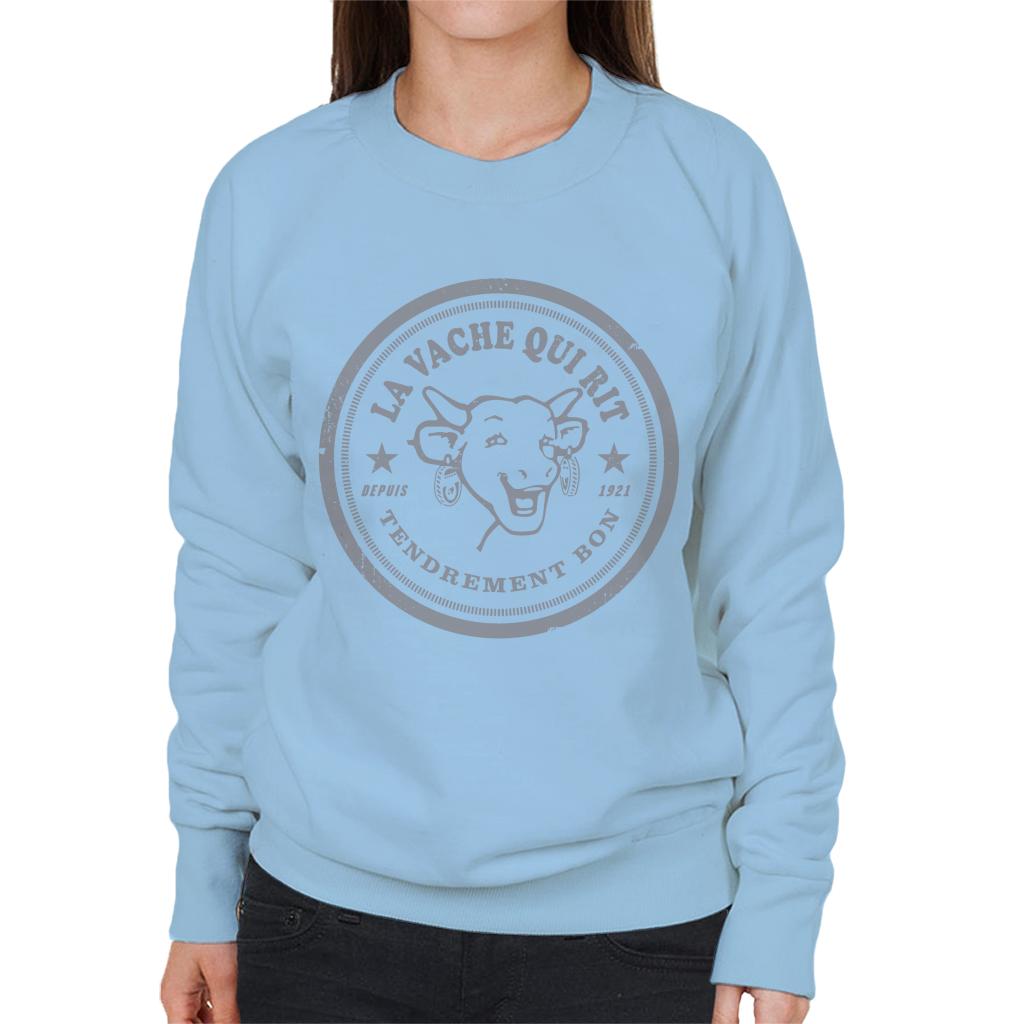 The Laughing Cow Badge Logo Women's Sweatshirt-ALL + EVERY