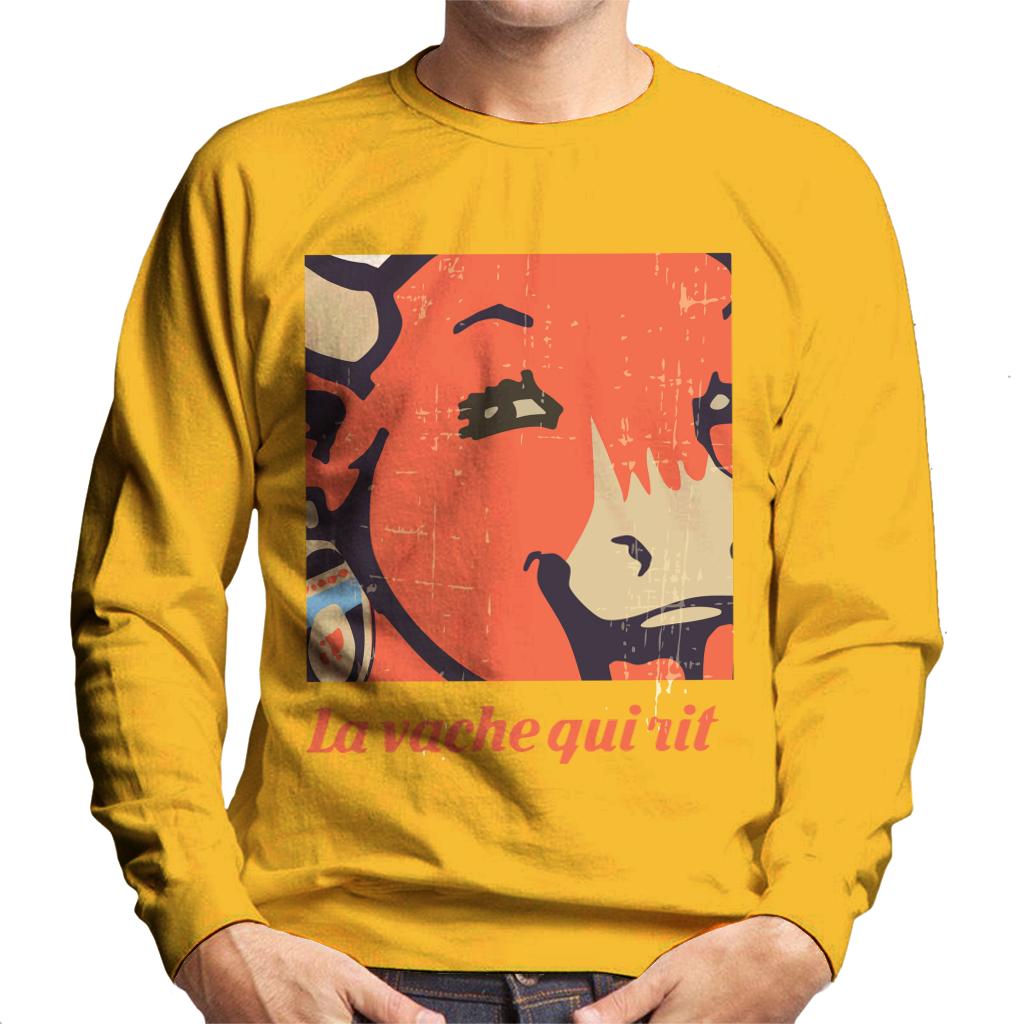 The Laughing Cow La Vache Qui Rit Close Up Men's Sweatshirt-ALL + EVERY