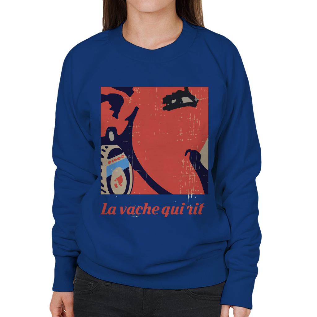 The Laughing Cow Earring Close Up Women's Sweatshirt-ALL + EVERY