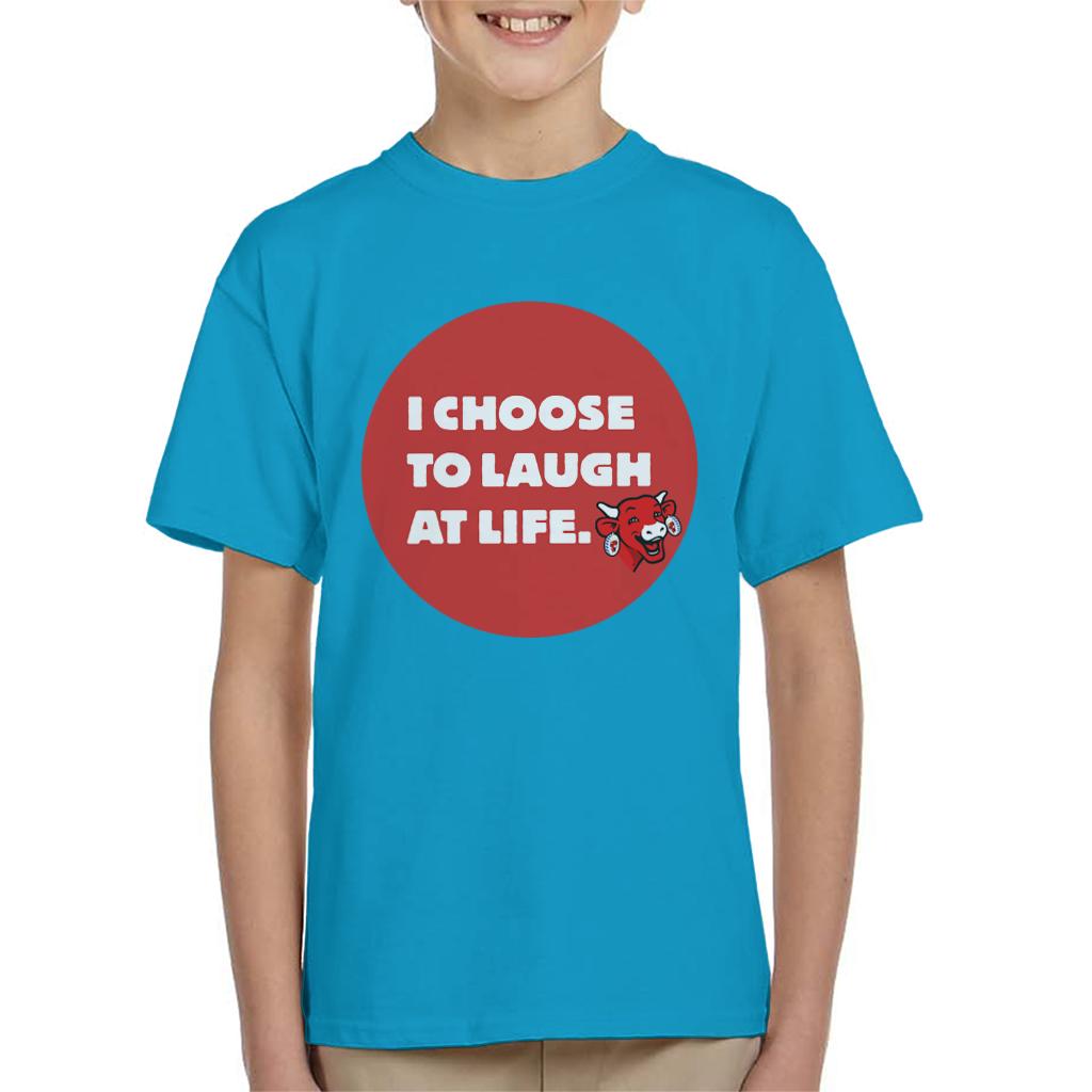 The Laughing Cow I Choose To Laugh At Life Kid's T-Shirt-ALL + EVERY