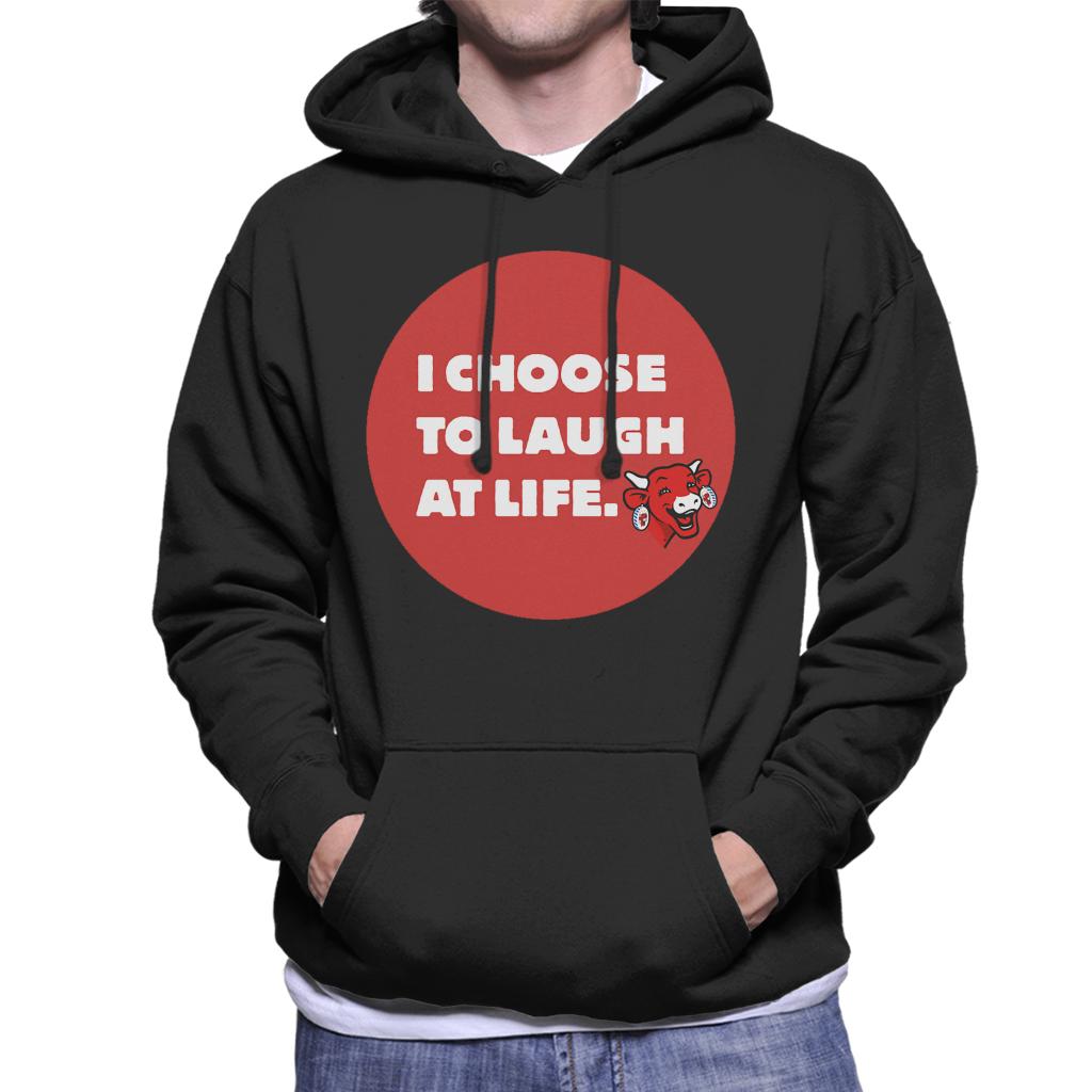 The Laughing Cow I Choose To Laugh At Life Men's Hooded Sweatshirt-ALL + EVERY