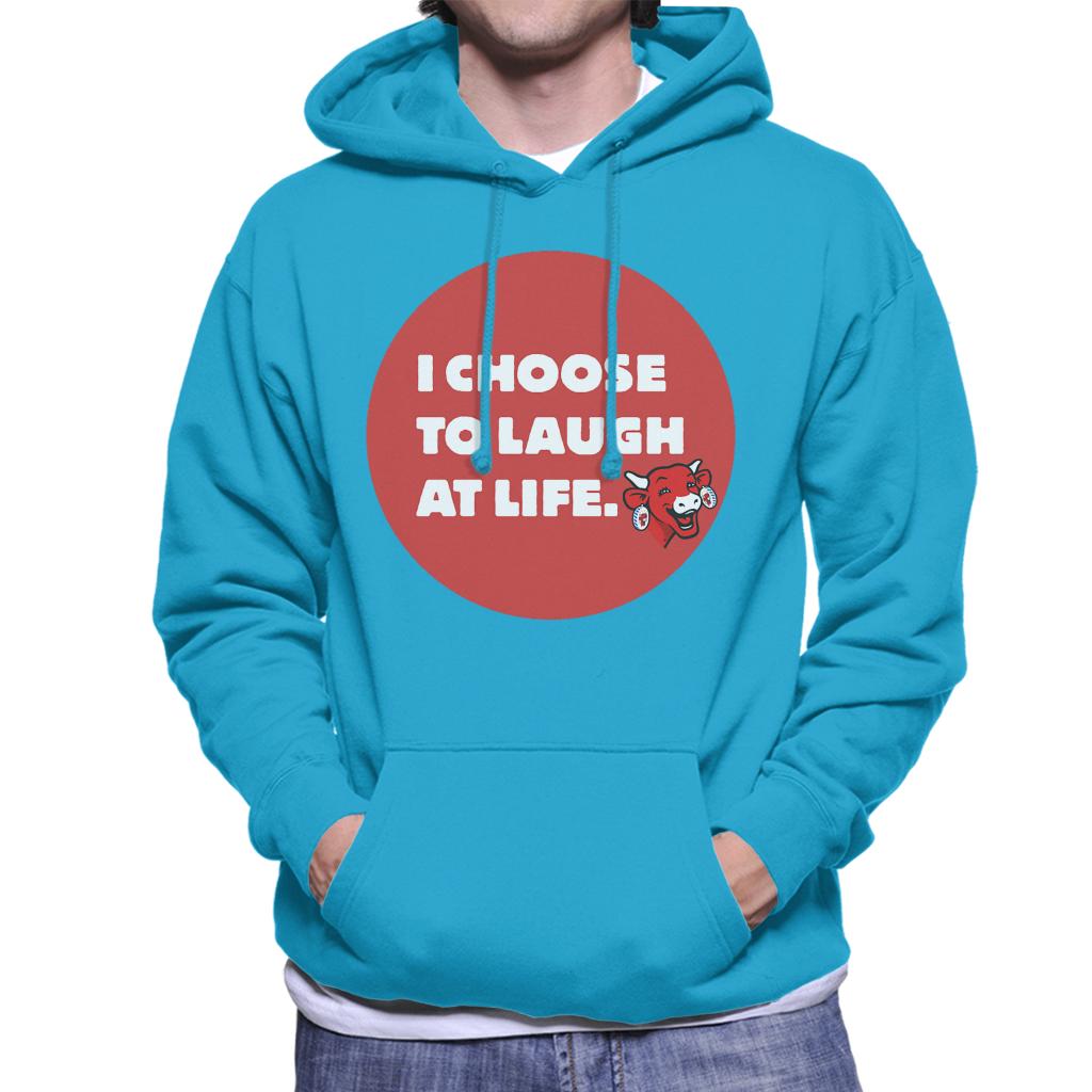 The Laughing Cow I Choose To Laugh At Life Men's Hooded Sweatshirt-ALL + EVERY