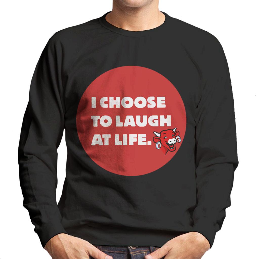 The Laughing Cow I Choose To Laugh At Life Men's Sweatshirt-ALL + EVERY