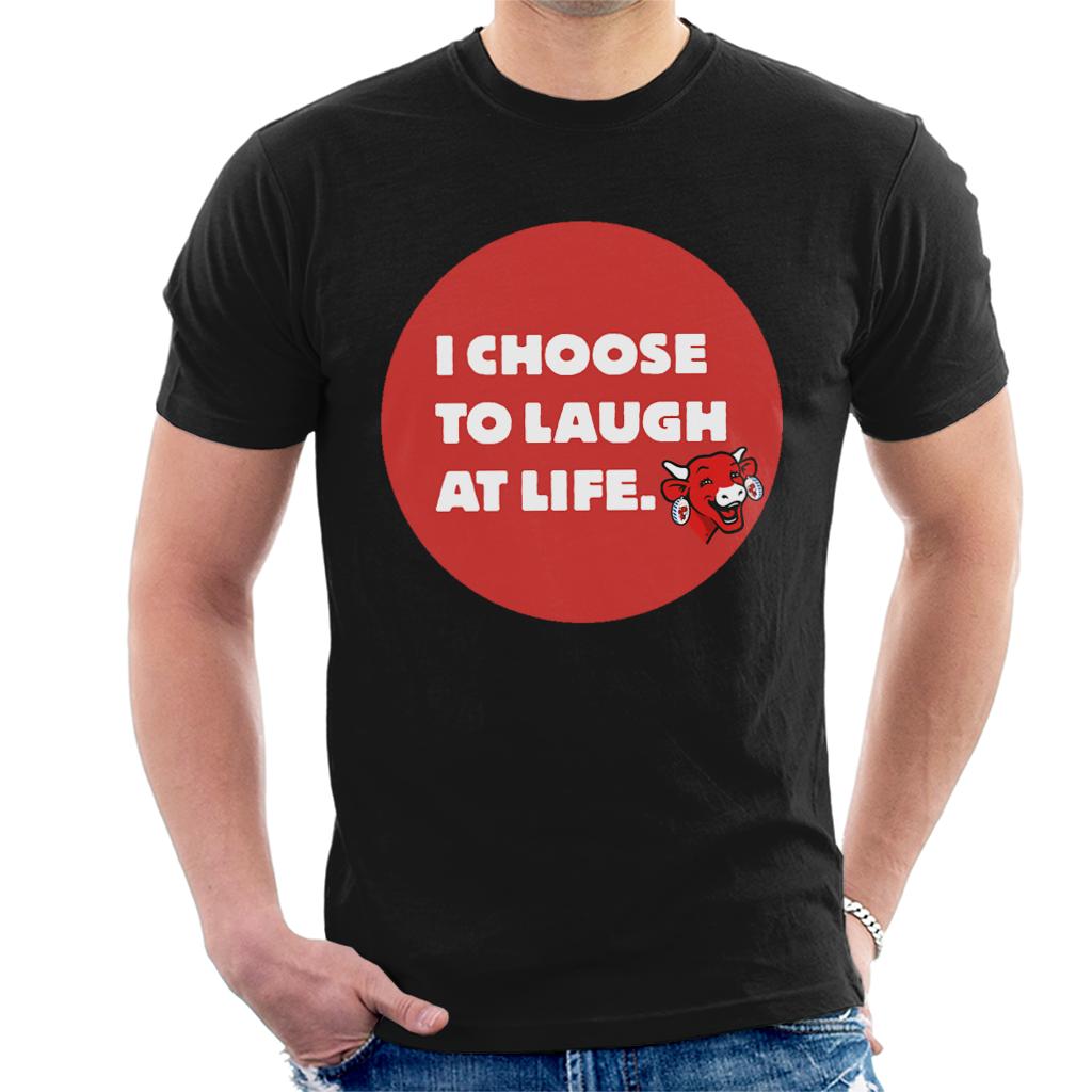 The Laughing Cow I Choose To Laugh At Life Men's T-Shirt-ALL + EVERY