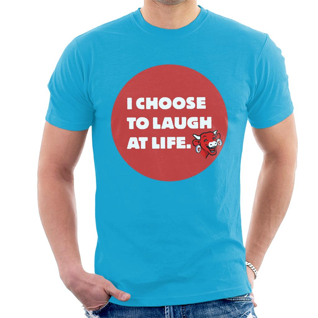 The Laughing Cow I Choose To Laugh At Life Men's T-Shirt-ALL + EVERY