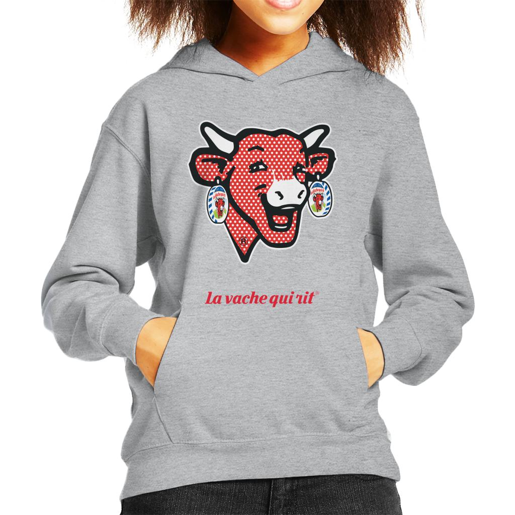 The Laughing Cow Polka Dot Kid's Hooded Sweatshirt-ALL + EVERY