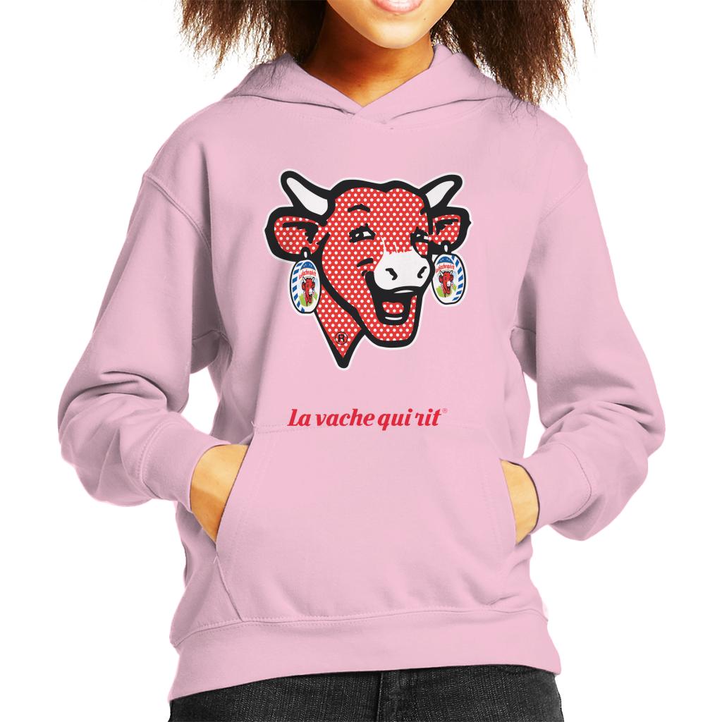 The Laughing Cow Polka Dot Kid's Hooded Sweatshirt-ALL + EVERY