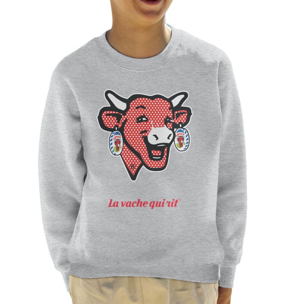 The Laughing Cow Polka Dot Kid's Sweatshirt-ALL + EVERY