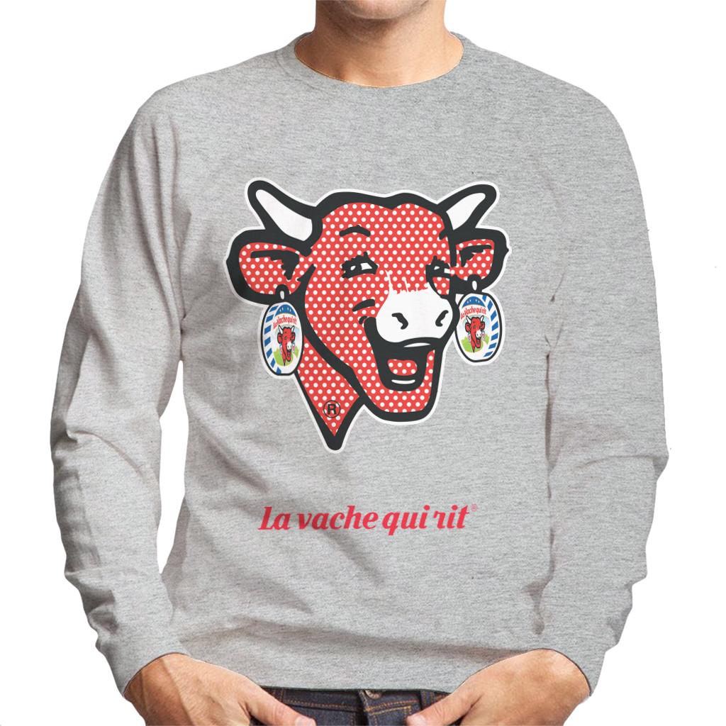 The Laughing Cow Polka Dot Men's Sweatshirt-ALL + EVERY