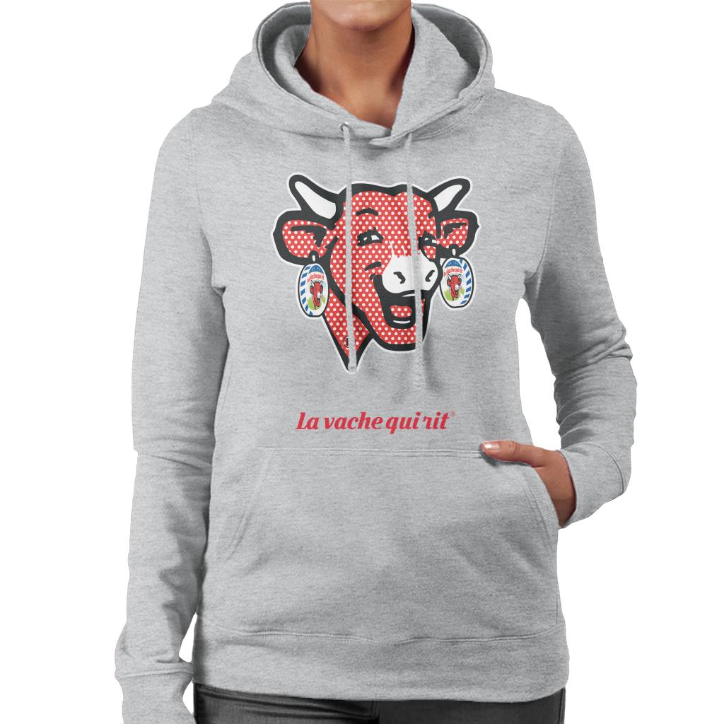 The Laughing Cow Polka Dot Women's Hooded Sweatshirt-ALL + EVERY