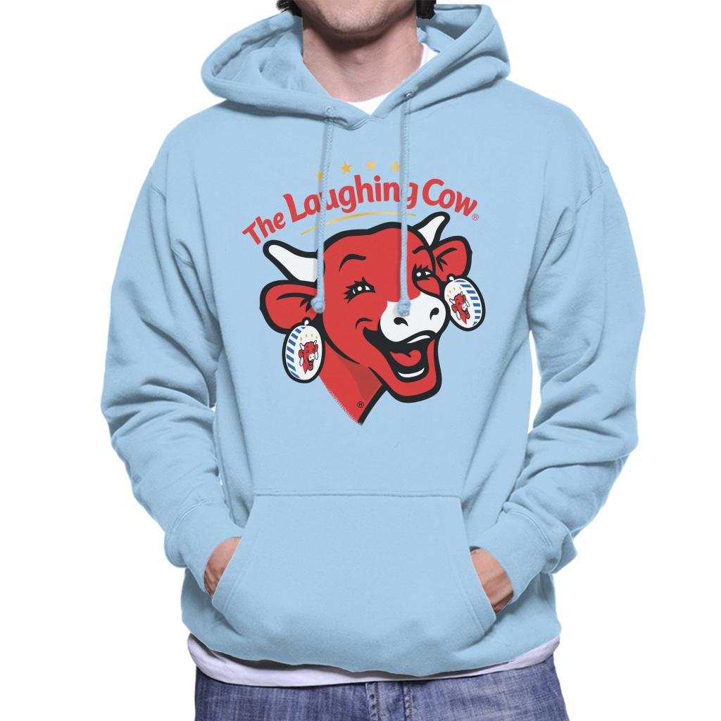 The Laughing Cow Contemporary Logo Men's Hooded Sweatshirt-ALL + EVERY