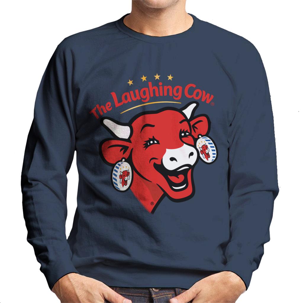 The Laughing Cow Contemporary Logo Men's Sweatshirt-ALL + EVERY