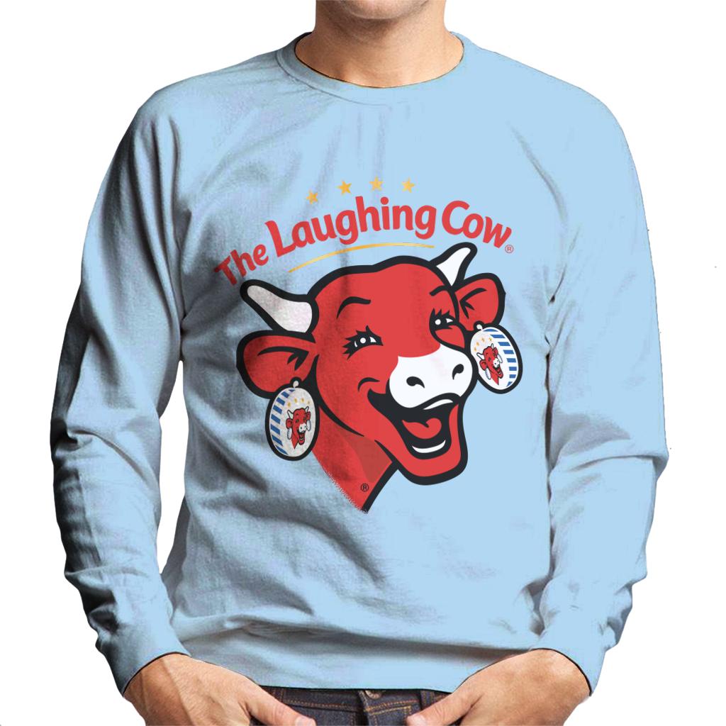 The Laughing Cow Contemporary Logo Men's Sweatshirt-ALL + EVERY