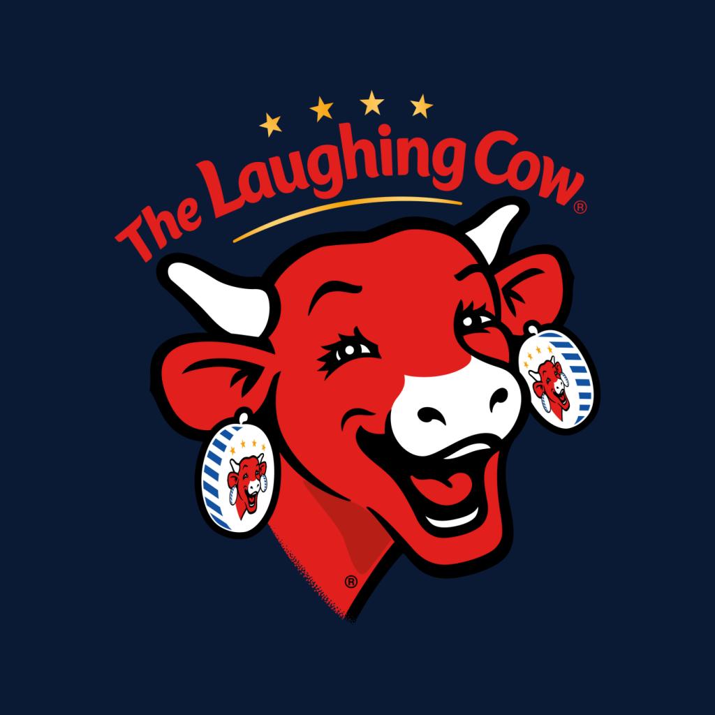 The Laughing Cow Contemporary Logo Men's T-Shirt-ALL + EVERY