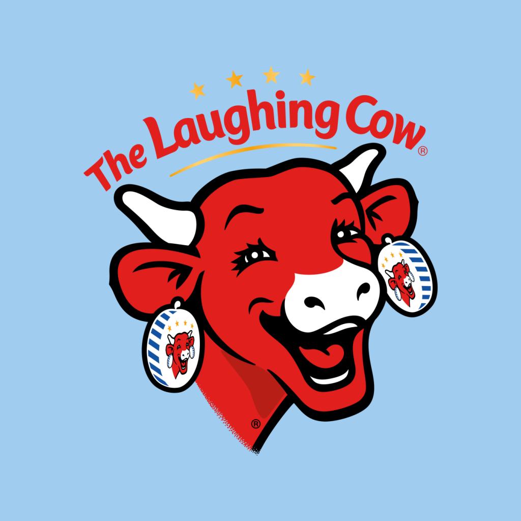 The Laughing Cow Contemporary Logo Men's T-Shirt-ALL + EVERY