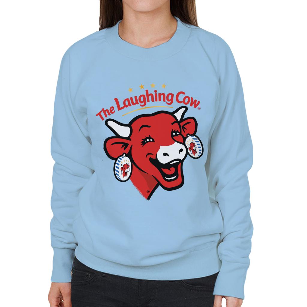 The Laughing Cow Contemporary Logo Women's Sweatshirt-ALL + EVERY