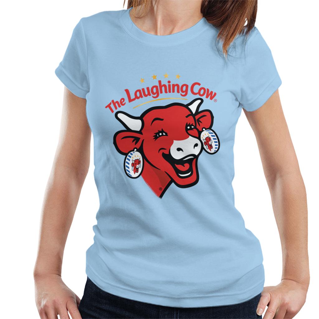 The Laughing Cow Contemporary Logo Women's T-Shirt-ALL + EVERY