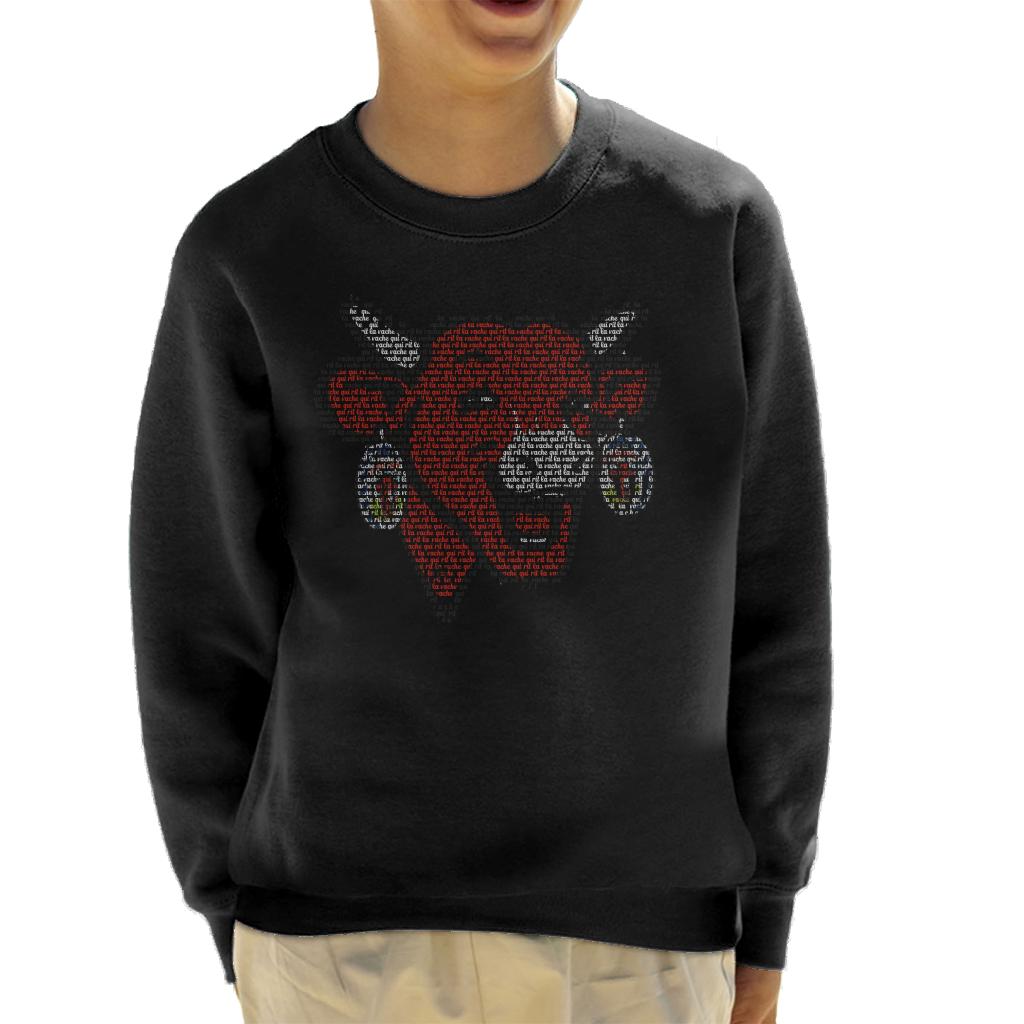 The Laughing Cow La Vache Qui Rit Outline Kid's Sweatshirt-ALL + EVERY