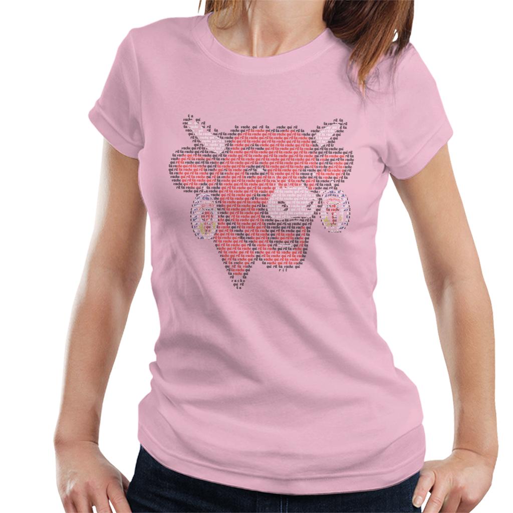 The Laughing Cow La Vache Qui Rit Outline Women's T-Shirt-ALL + EVERY