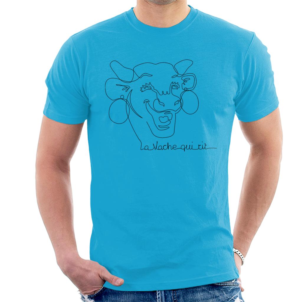 The Laughing Cow Handwritten Close Up Logo Men's T-Shirt-ALL + EVERY