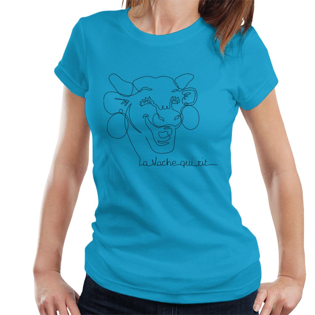 The Laughing Cow Handwritten Close Up Logo Women's T-Shirt-ALL + EVERY