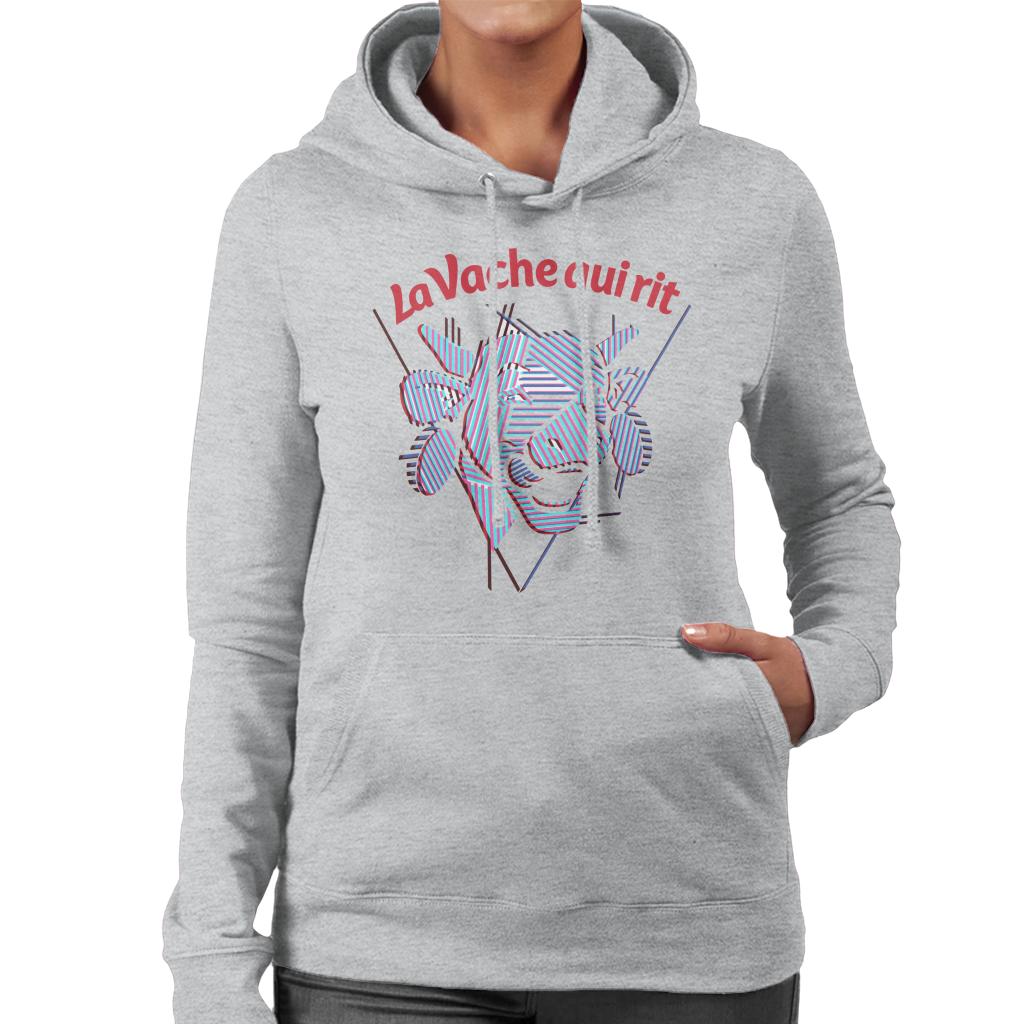 The Laughing Cow Strips Women's Hooded Sweatshirt-ALL + EVERY